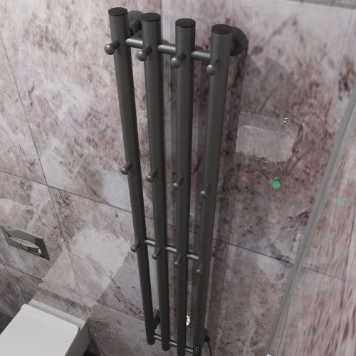 Полотенцесушитель электрический Altasan АргоЛюкс АргоЛюкс12021Г 20х120 серый - фото 3