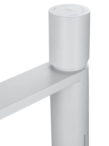 Смеситель Wonzon & Woghand WW-101-MW на раковину белый - фото 4