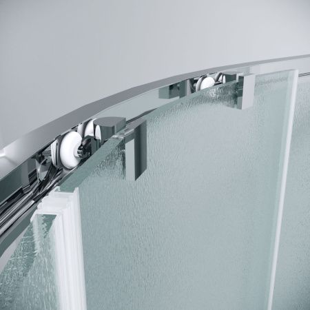 Душевой уголок Grossman Cosmo 301.K33.02.1010.10.02 100х100 стекло текстурное профиль хром без поддона