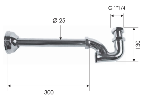 Сифон для раковины Remer 972114 хром - фото 2