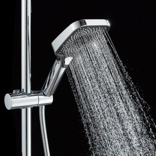 Душевая стойка Shevanik S9636 настенная цвет хром - фото 4