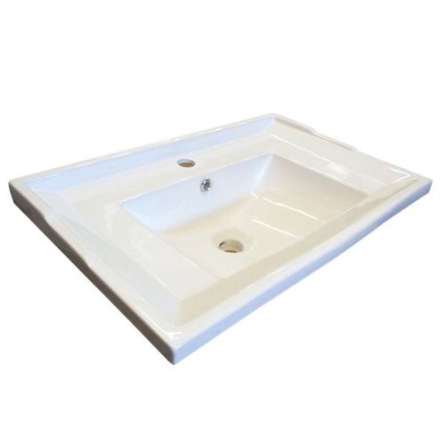 Тумба с раковиной Comforty Тбилиси 00003132629CF 70х50 напольная цвет белый - фото 3