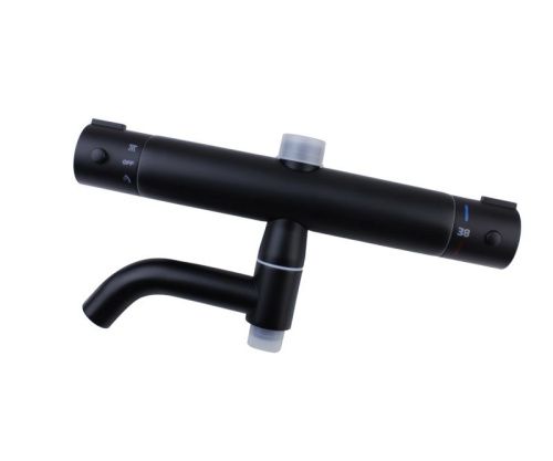 Душевая стойка Bronze de Luxe 11060B настенная цвет черный с термостатом - фото 4