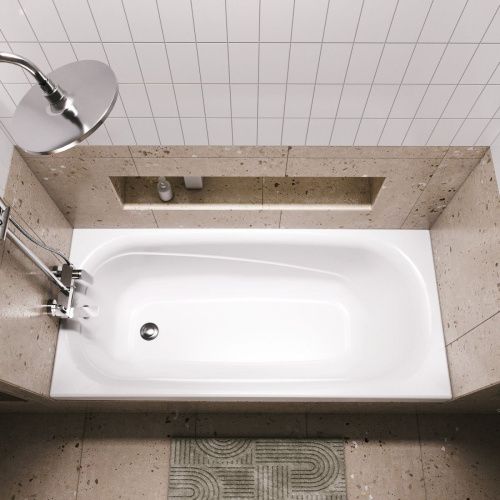 Ванна акриловая Niagara Atrio NG-A18070 180х70 пристенная прямоугольная без ножек и каркаса - фото 4