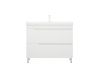 Тумба под раковину Corozo Юрма SD-00001634 100х40 напольная цвет белый