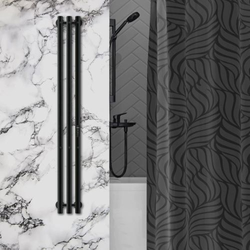 Полотенцесушитель электрический Indigo Style 3 LSE120-13BRRt 15х120 черный - фото 5