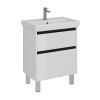 Тумба под раковину LeMark Combi LM03C70T-black 60х40 напольная цвет белый