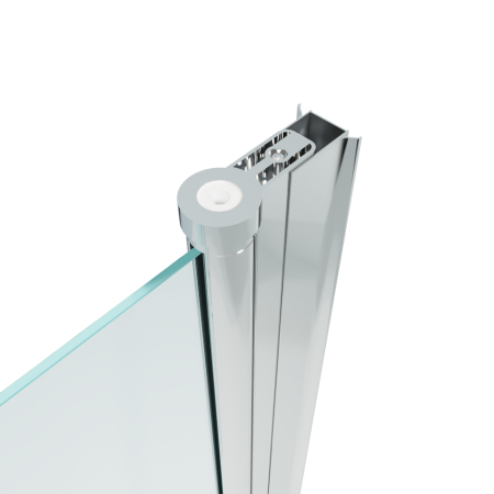 Душевая дверь Тритон Дабл Щ0000036861 90х185 стекло прозрачное профиль хром