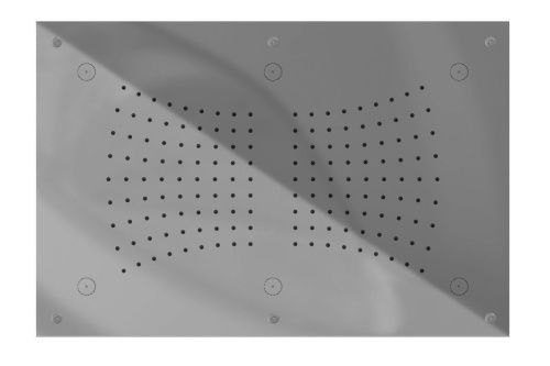 Верхний душ Graffio KI221/CR хром