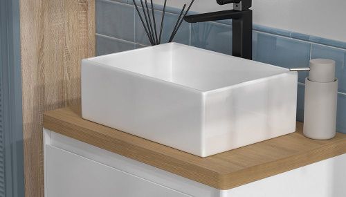 Столешница Velvex KLAUFS st.KLA.70 дуб французский 70х50 накладная цвет дерево - фото 3