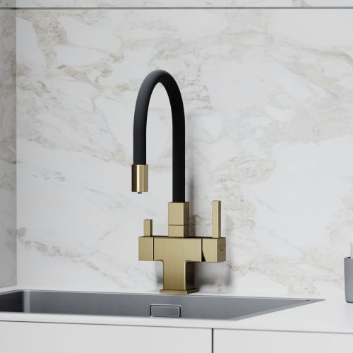 Смеситель для кухни Sancos Arno SC4005BG на мойку золото - фото 2