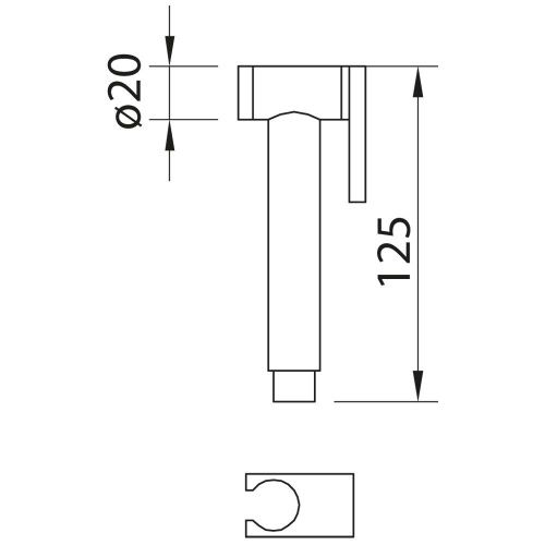 Гигиенический душ Clever NINA 61131 хром - фото 3