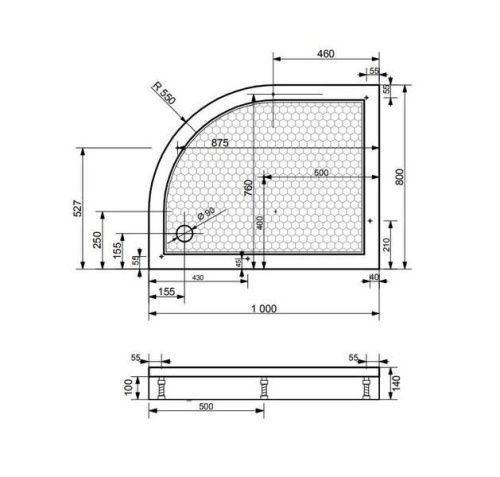 Экран для поддона Эстет Омега ФР-00004729 - фото 2