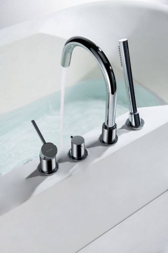 Смеситель Aquatek ЕВРОПА AQ1348CR на борт ванны хром - фото 5