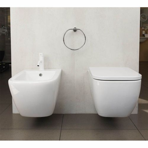 Биде подвесное Hatria BIANCA Y1X501 цвет белый - фото 2