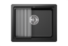 Кухонная мойка Granula Kitchen Space 5501U, ШВАРЦ 55х45 цвет черный поверхность матовая