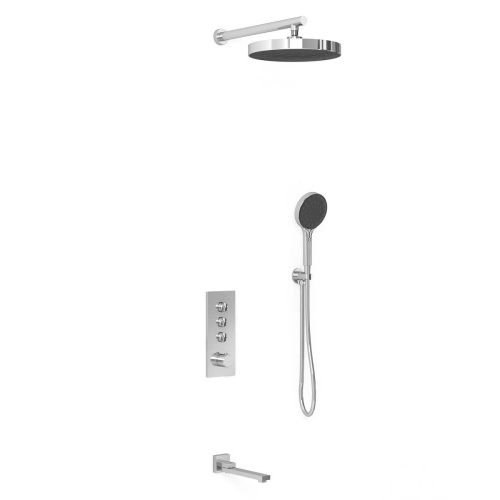 Душевая система Vincea VSFW-433TI2CH встраиваемая в стену цвет хром с термостатом - фото 2