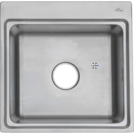 Кухонная мойка Melana 223 t (*5) 50х50 цвет хром поверхность матовая