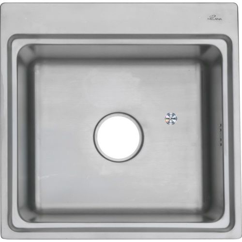 Кухонная мойка Melana 223 t (*5) 50х50 цвет хром поверхность матовая - фото 3