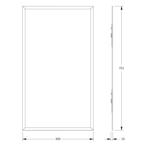 Зеркало Evoform Comfort BY 0912 40х70 подвесное - фото 2