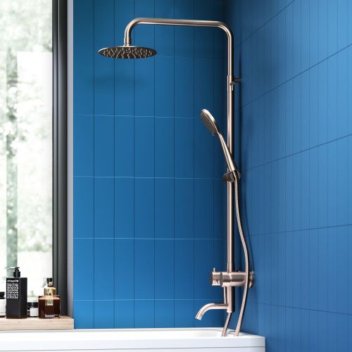 Душевая стойка Dorff Logic D0703000SS настенная цвет нержавеющая сталь - фото 4