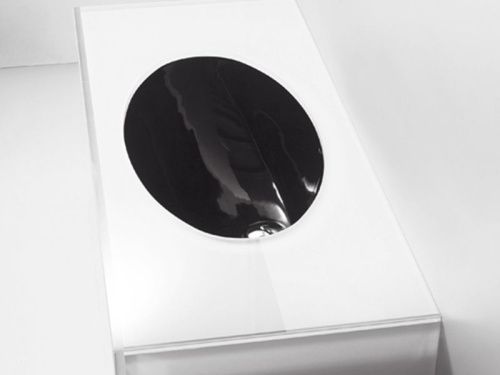 Раковина из сантехнического фаянса Simas LFT 74 bia 70х40 встраиваемая цвет белый - фото 2