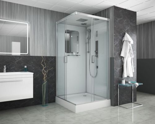 Душевая кабина Niagara Premium 60010114GQ 90х90 квадратная с крышей ориентация универсальная - фото 2