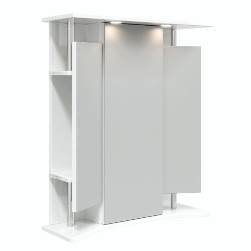 Зеркало-шкаф Onika Валерия 206505 70х80 подвесной цвет белый