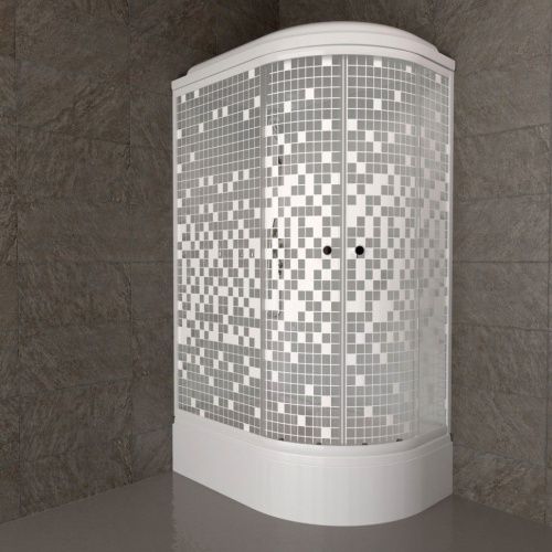 Душевая кабина Тритон Коралл Щ0000061819 120х80 четверть круга с крышей ориентация левая - фото 3