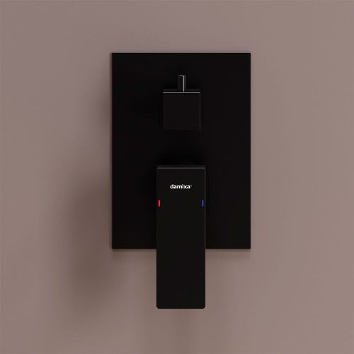 Смеситель для ванны и душа Damixa Gala 537100300 встраиваемый в стену черный - фото 3