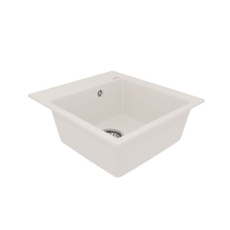 Кухонная мойка LeMark Hanka 450 9910010 45х50 цвет белый поверхность матовая