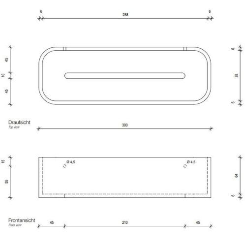 Полка в ванную комнату Decor Walther Stone 973854 - фото 2