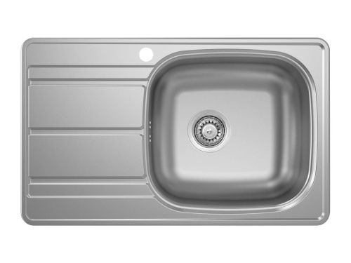 Кухонная мойка Ukinox Спектр SPM788.480 -GT6K 1R 80х50 цвет нержавеющая сталь поверхность матовая - фото 2