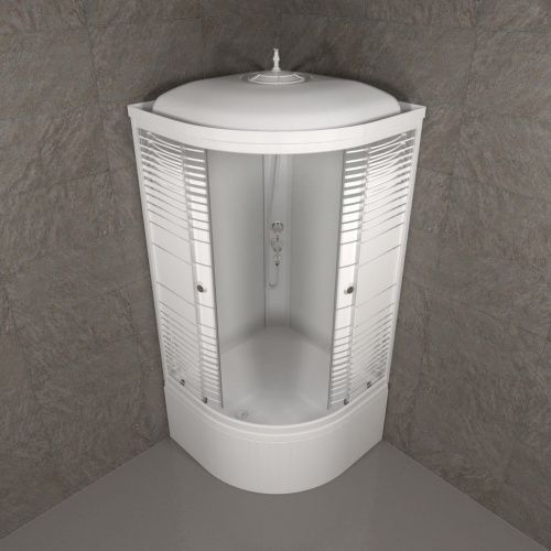 Душевая кабина Тритон Полосы Щ0000061836 90х90 четверть круга с крышей ориентация универсальная - фото 4