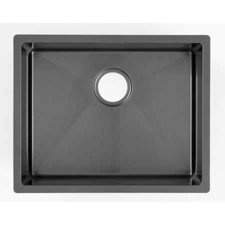 Кухонная мойка Grandex Aqua 5041743 55х45 цвет серый поверхность матовая