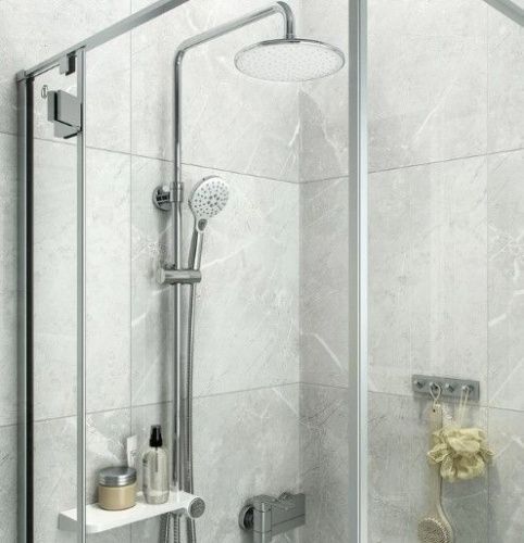 Душевая стойка Iddis Ray RAYSW3Fi76 настенная цвет белый - фото 4