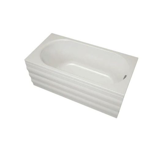 Ванна акриловая Aquanika Round A1015075024 150х75 пристенная прямоугольная - фото 3