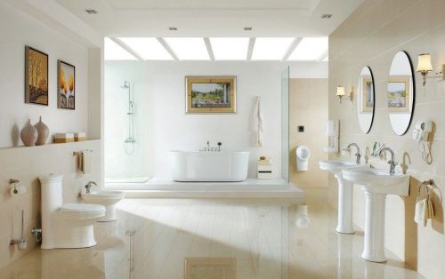 Биде напольное CeramaLux 2051 цвет белый - фото 2