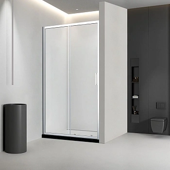 Душевая дверь Veconi Vianno VN46-100-01-C5 100х185 стекло прозрачное профиль хром