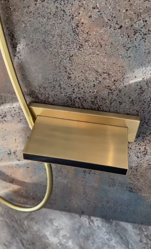 Душевая система Boheme Zodiac 133-2-MG встраиваемая в стену цвет золото - фото 5