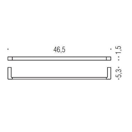 Полотенцедержатель Colombo MiniQ B5010.NM
