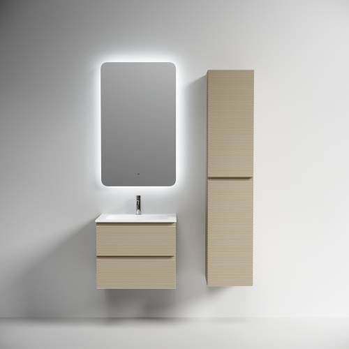 Тумба под раковину Sancos FOLK FL60CP 60х40 подвесная цвет бежевый - фото 4