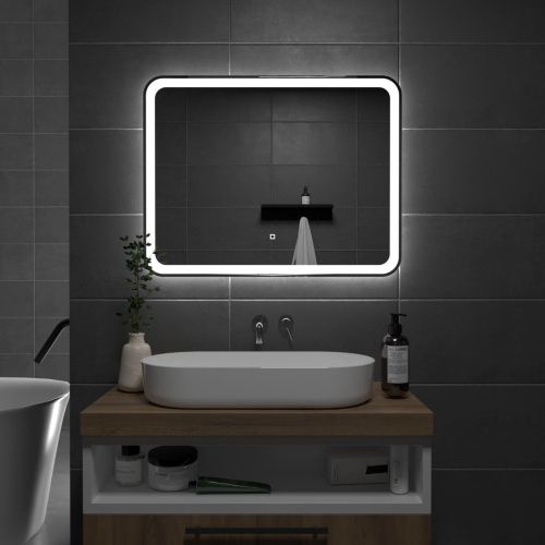 Зеркало с подсветкой Onika Магна 209029 90х70 подвесное - фото 3