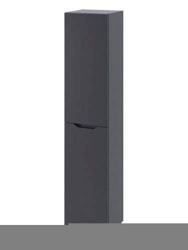 Шкаф-пенал Orange Line Li-35Pug 40х170 подвесной цвет черный - фото 3