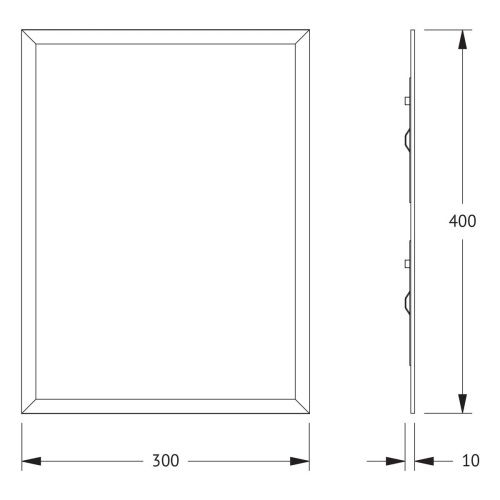Зеркало Evoform Comfort BY 0902 30х40 подвесное - фото 2