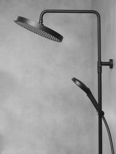 Душевая стойка AltroBagno Bilancia AltroBagnoBilancia030430MB настенная цвет черный - фото 5