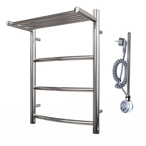 Полотенцесушитель электрический Point Афина PN04156PE 55х60 хром - фото 4