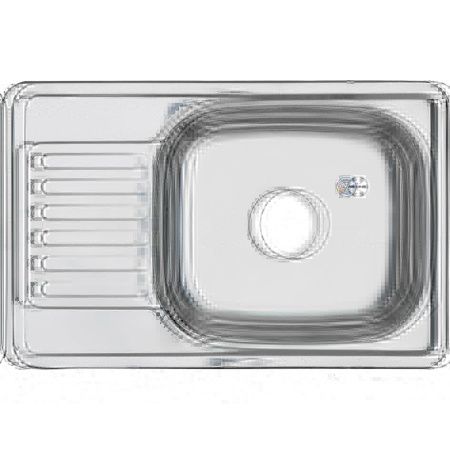 Кухонная мойка Melana 218 t (*10) 66х42 цвет хром