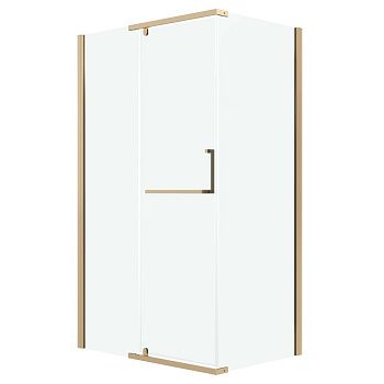 Душевой уголок Grossman Pragma 120.K33.03.1290.32.00 120х90 стекло прозрачное профиль золото без поддона