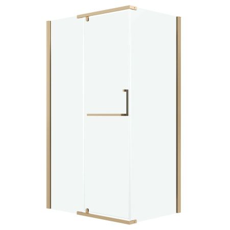 Душевая перегородка Grossman Pragma 200.K33.03.90.32.00 90х195 стекло прозрачное профиль золото